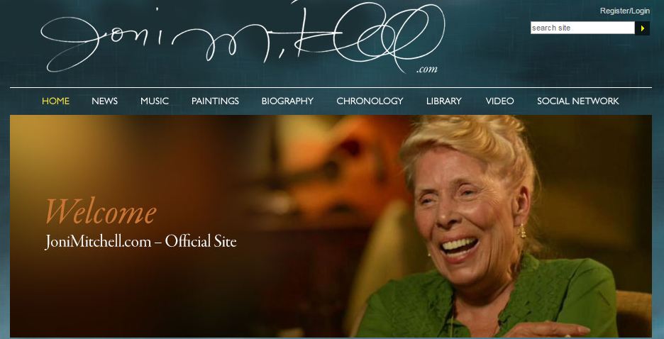 joni mitchell not in coma