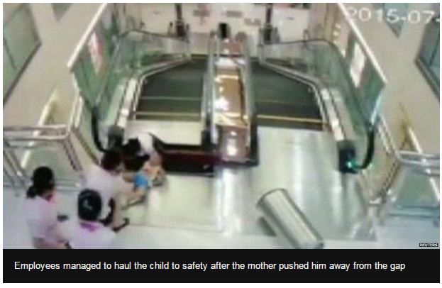 escalator in china