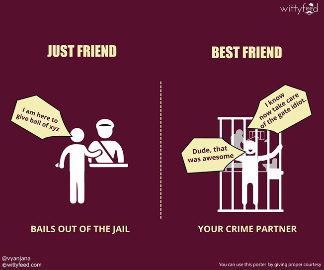 These Friends Vs Best Friends Graphics You Will Relate With!